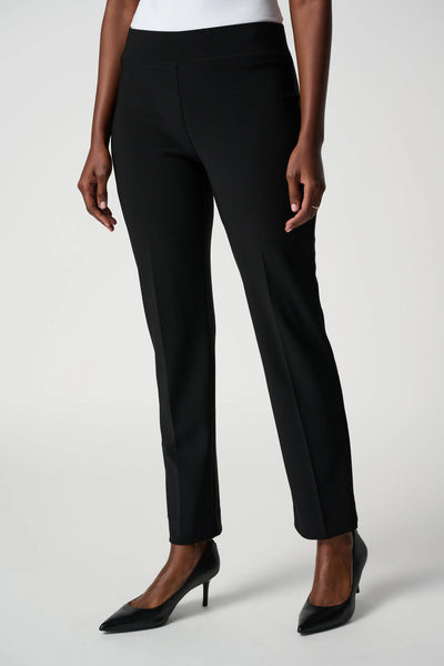 Joseph Ribkoff Classic Pull On Pants Slit Back, Black – Intrigue