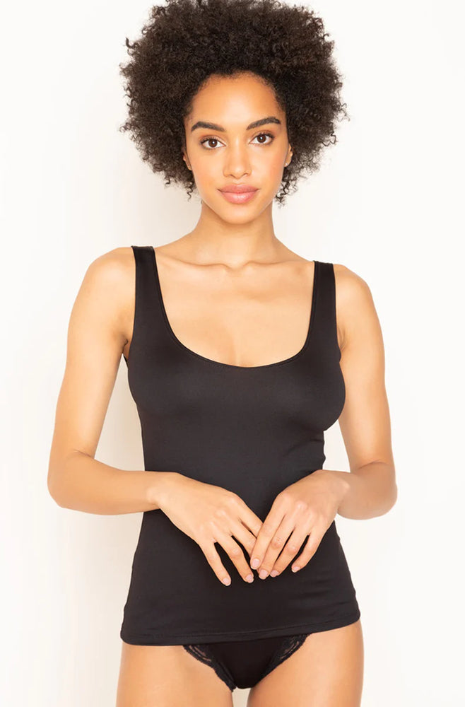 Only Hearts Delicious Low Back Tank, Black