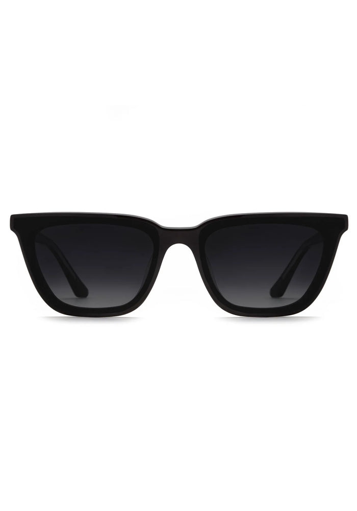 Krewe Bowery Nylon Black + Black Crystal Sunglasses