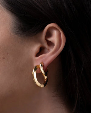 Jenny Bird Toni Hinged Hoops, Available in 2 Colors