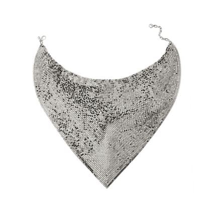 Whiting and Davis Bib top Necklace