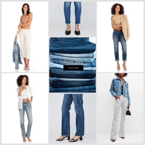 Denim is always in… it’s choosing the style and fit that is the challenge!