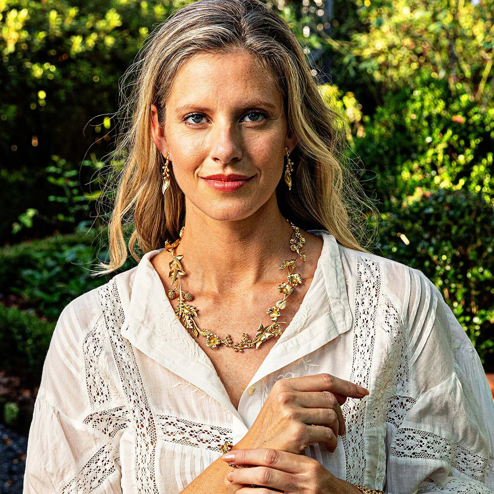 Capucine de Wulf Meadow Lily of the Valley Convertible Earrings