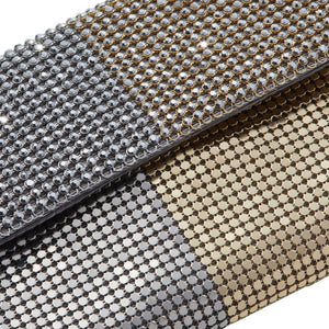 
            
                Load image into Gallery viewer, Whiting &amp;amp; Davis Two-Tone Duet Clutch, Available in 2 Colors
            
        