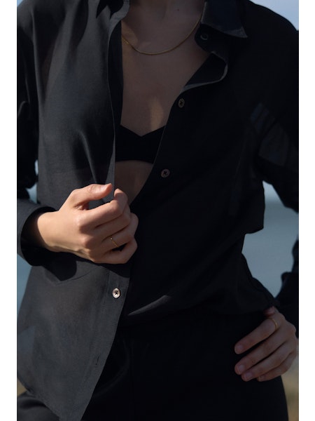 Sold Out NYC The Sheer Silk Shirt