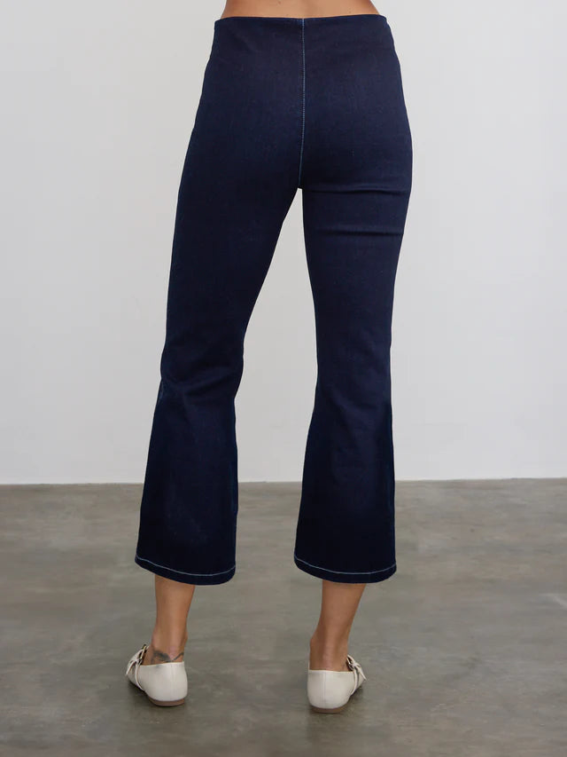 Margaret O'Leary Denim Crop Flare Pant