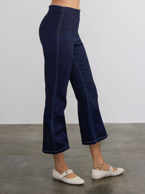 Margaret O'Leary Denim Crop Flare Pant