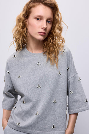 Summum Embellished Sweatshirt - Final Sale