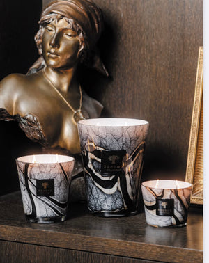 Baobab Collection Scented Candle, Stones Marble