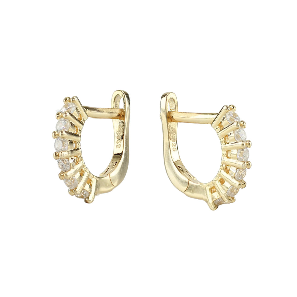 Artizan Joyeria The Prong Hoops, Available in 2 Colors