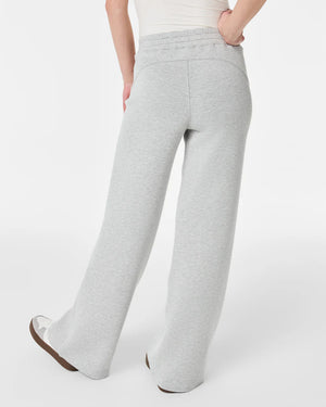 Spanx AirEssentials Wide Leg Pant, Light Heather Grey