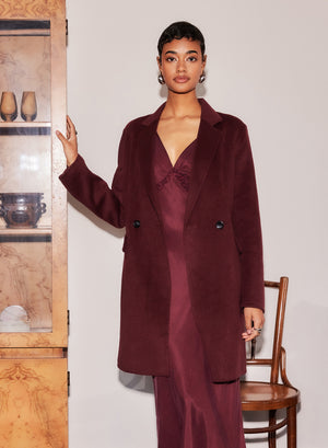 Fifteen Twenty Row Brushed Coat