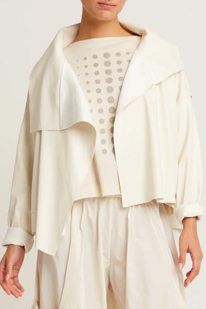 Planet by Lauren G Cropped Asymmetrical Jacket