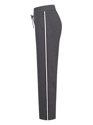 Raffaello Rossi Candice Straight Pant, Black/Grey