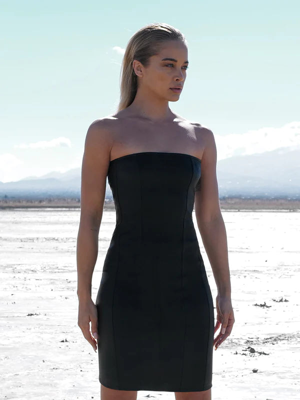 
            
                Load image into Gallery viewer, AS by DF Revenge Stretch Leather Dress
            
        