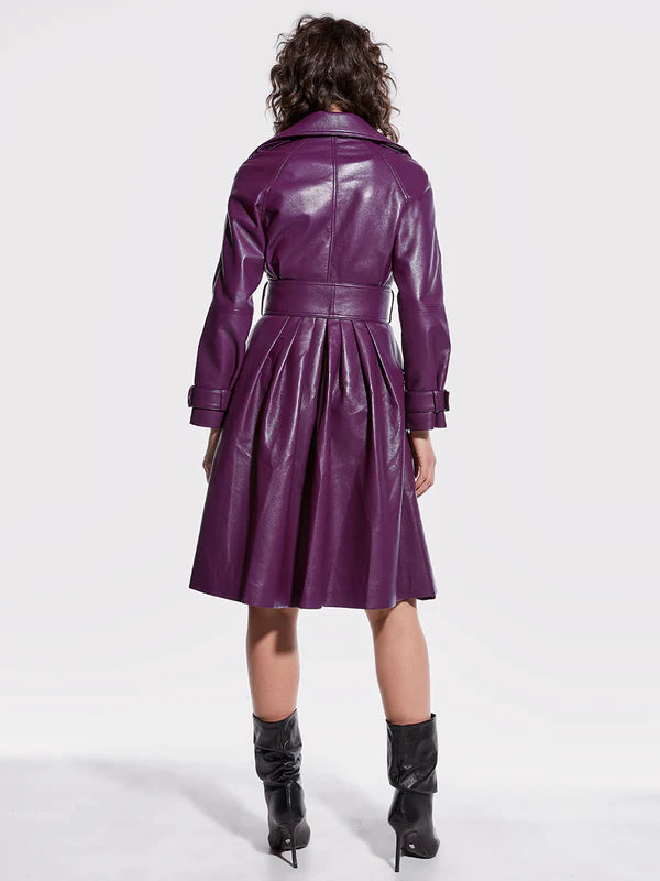 
            
                Load image into Gallery viewer, AS by DF Darcy Recycled Leather Trench
            
        