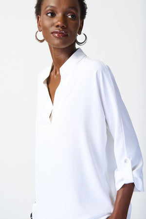 
            
                Load image into Gallery viewer, Joseph Ribkoff Woven Boxy Top with Dolman Sleeves
            
        