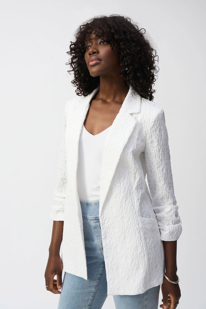 Joseph Ribkoff Woven Jacquard Boxy Blazer