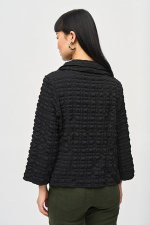 Joseph Ribkoff Bubble Woven Cropped Jacket