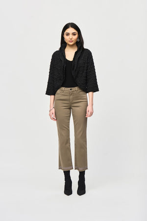 Joseph Ribkoff Bubble Woven Cropped Jacket