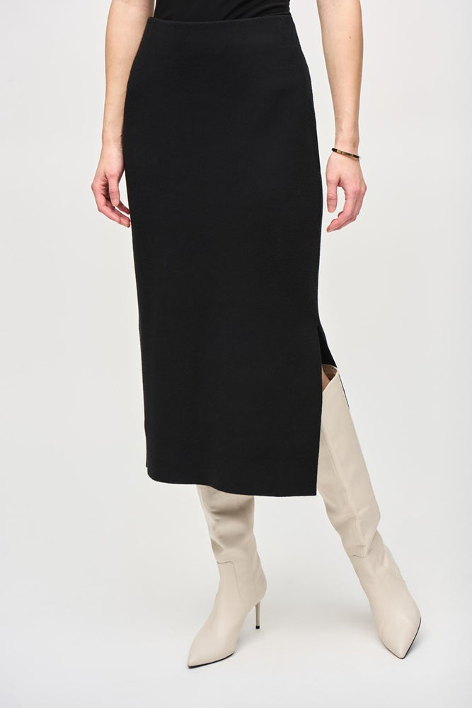 Joseph Ribkoff Sweater Knit Midi Skirt