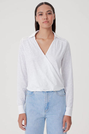 Goldie Lewinter Lauren Surplice Top