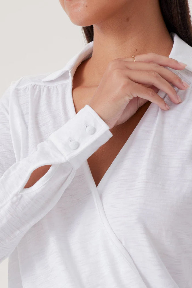 Goldie Lewinter Lauren Surplice Top
