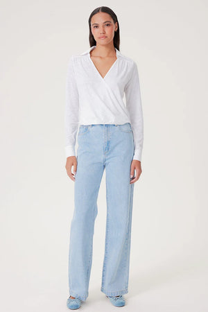 Goldie Lewinter Lauren Surplice Top