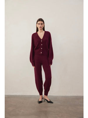 W. Cashmere Isa Balloon Sleeve Cardigan