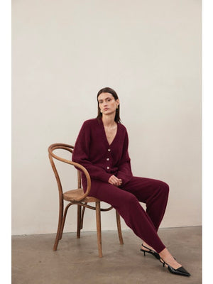 W. Cashmere Isa Balloon Sleeve Cardigan