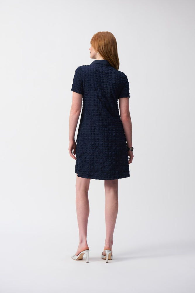 Joseph Ribkoff Bubble Jacquard A-Line Dress