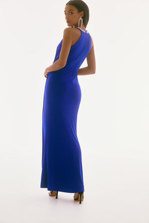 Joseph Ribkoff Silky Knit Halter Gown