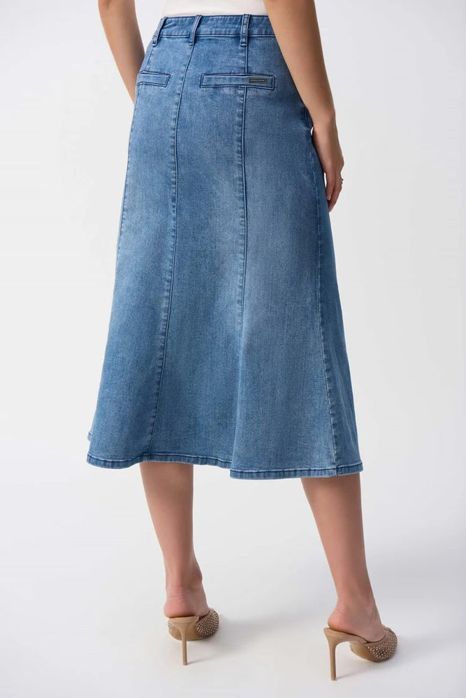 Joseph Ribkoff Stretch Denim Trumpet Skirt