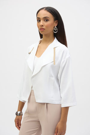 Joseph Ribkoff Eggshell Boxy Cover Up