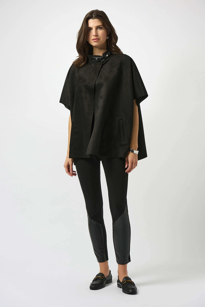 Joseph Ribkoff Scuba Suede Poncho Cover Up