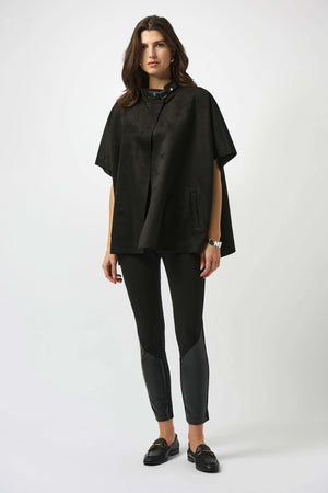 Joseph Ribkoff Scuba Suede Poncho Cover Up