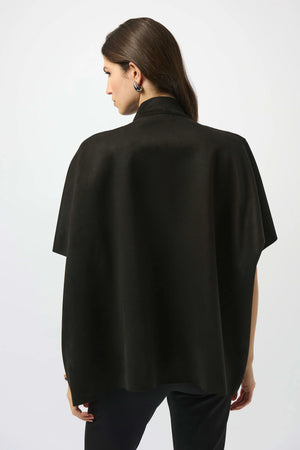Joseph Ribkoff Scuba Suede Poncho Cover Up