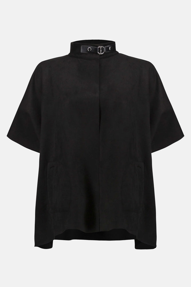 Joseph Ribkoff Scuba Suede Poncho Cover Up