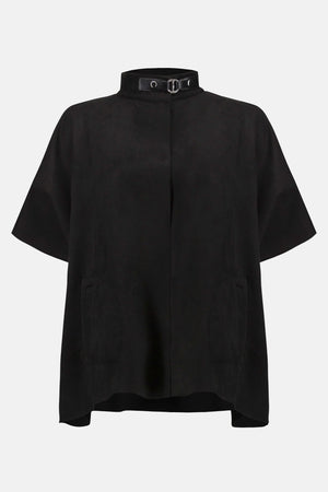 Joseph Ribkoff Scuba Suede Poncho Cover Up