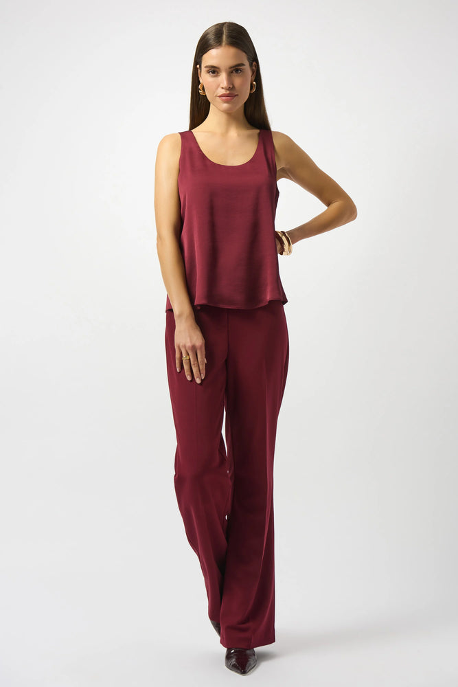Joseph Ribkoff Hammered Satin Sleeveless Top
