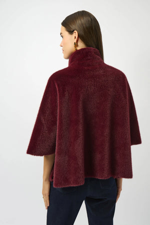 Joseph Ribkoff Bonded Faux Fur Suede Jacket