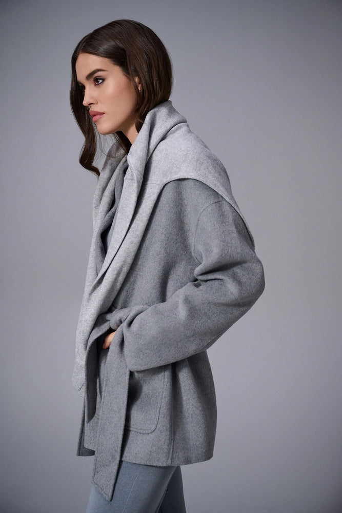 Joseph Ribkoff Wool Blend V-Neck Boxy Sweater