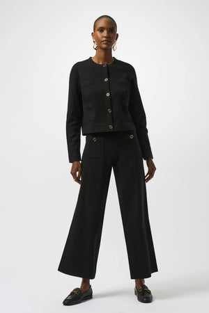 Joseph Ribkoff Sweater-Knit Straight Leg Pants