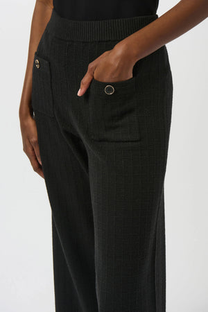 Joseph Ribkoff Sweater-Knit Straight Leg Pants