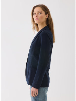 Majestic Filatures Double Face One Button Blazer