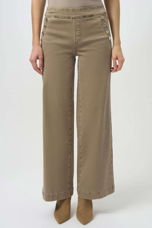 Joseph Ribkoff Classic Wide Leg Pull On Jeans
