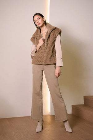 Joseph Ribkoff Classic Wide Leg Pull On Jeans