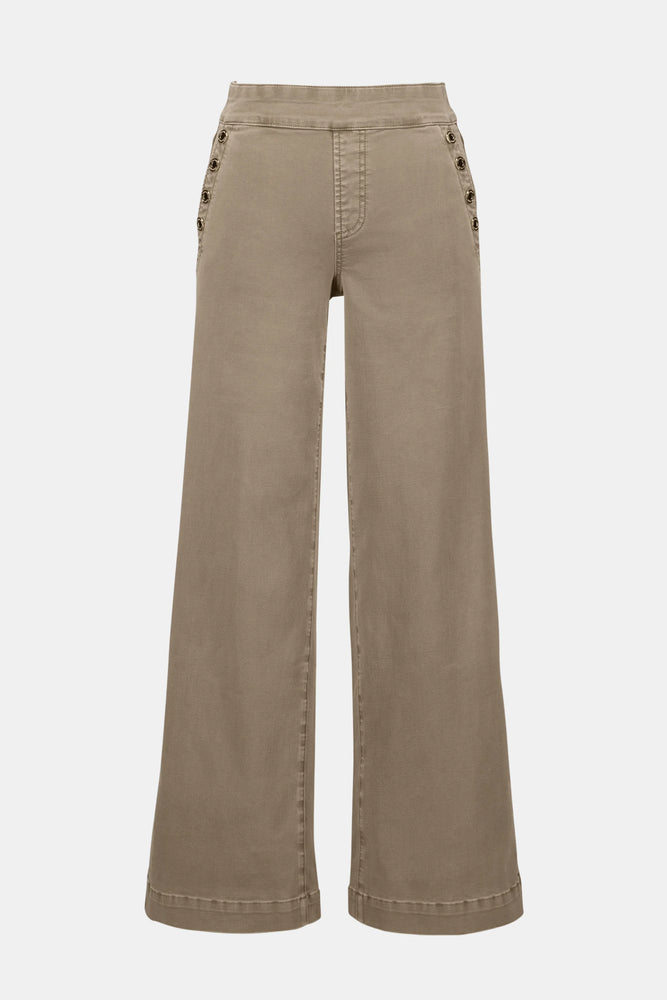 Joseph Ribkoff Classic Wide Leg Pull On Jeans