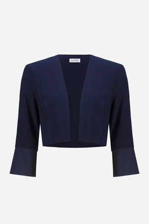 Joseph Ribkoff Silky Knit Cover Up with Stretch Taffeta Cuffs