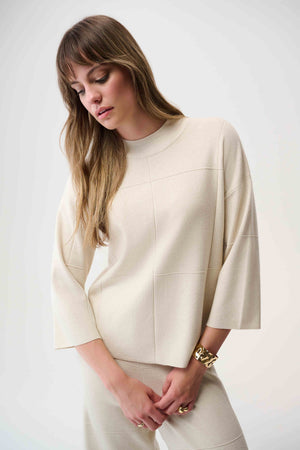 Joseph Ribkoff Straight Sweater with Mock Neck